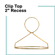 Clip Top 2" Recess
