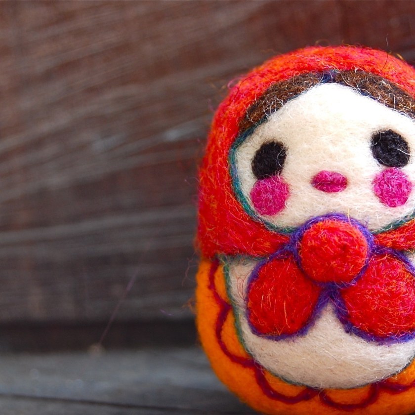 Matrioska - Wooly Egg Toy by asherjasper on etsy.com