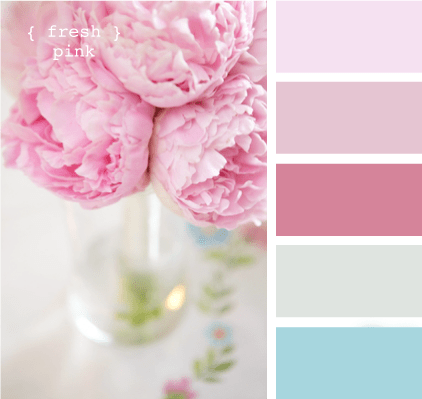 Vintage Rosa - Shabby Chic Colour Palette