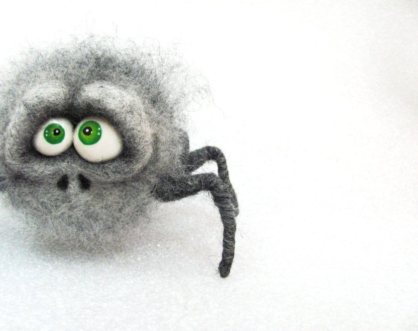 Spidey1 - An Art Toy Wool Pleasure by VladaHom on etsy.com