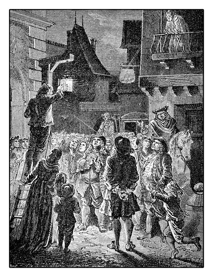 Paris - 1829 - Public Gas Light